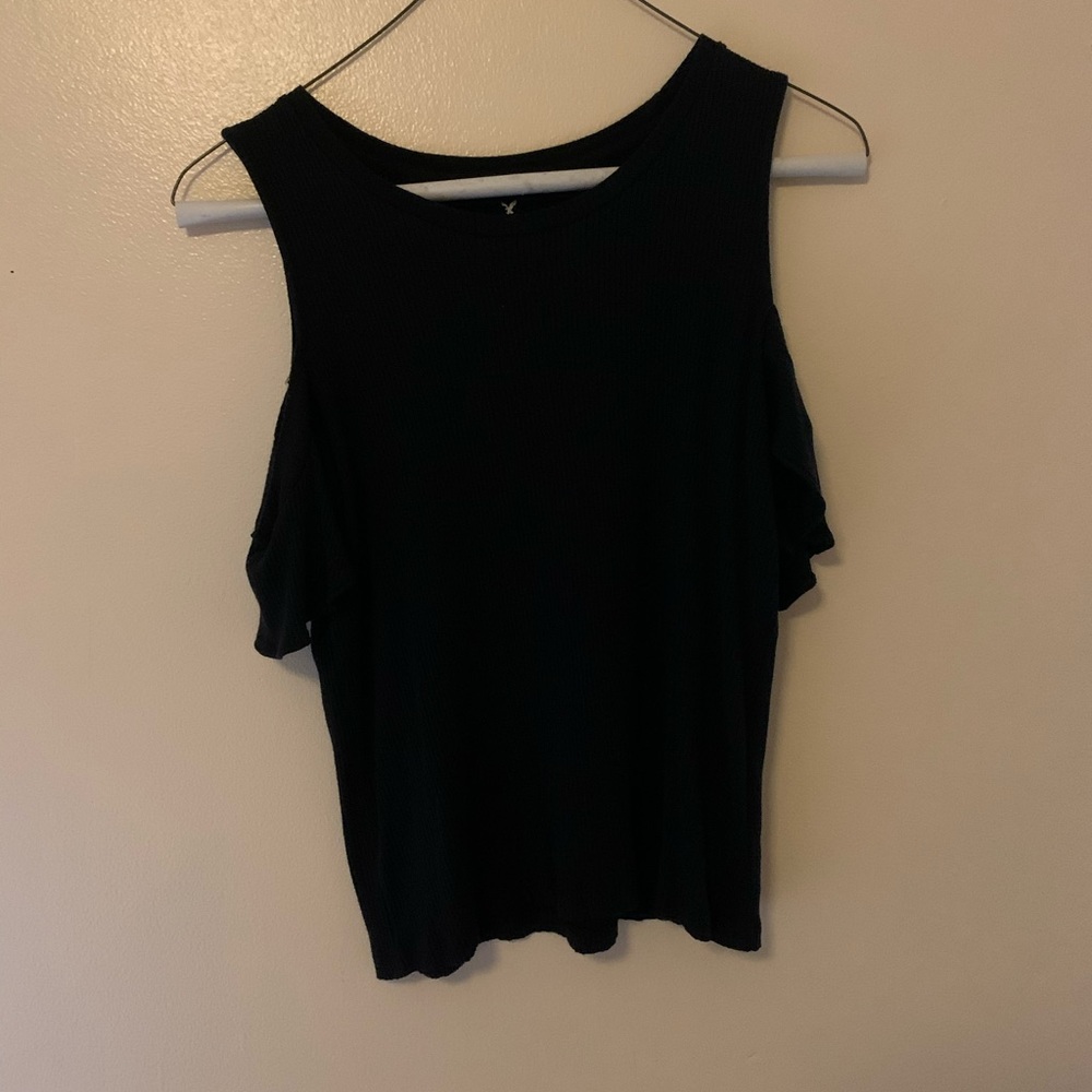 black off the shoulder top